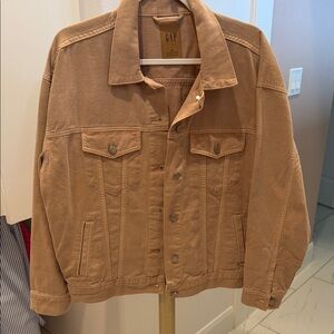 GAP Light Brown Shirt Jean Jacket
